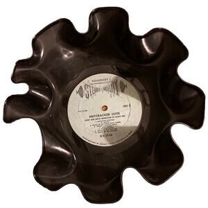 Vinyl LP Repurposed Record Bowl Art Dish Kitsch Decoration Nutcracker Suite